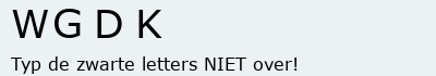 Bevestigingscode