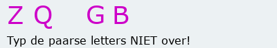 Bevestigingscode