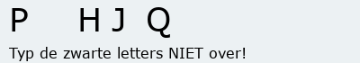 Bevestigingscode