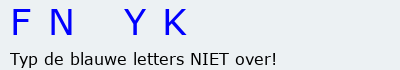 Bevestigingscode