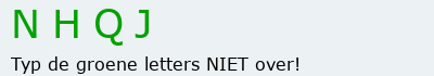 Bevestigingscode