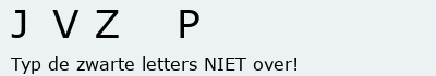 Bevestigingscode