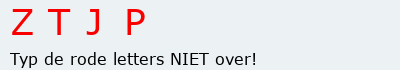 Bevestigingscode