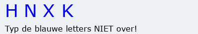 Bevestigingscode