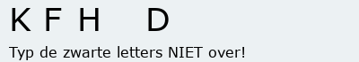 Bevestigingscode