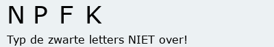 Bevestigingscode