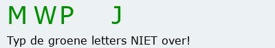 Bevestigingscode