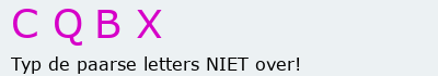 Bevestigingscode