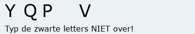 Bevestigingscode