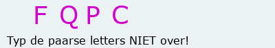 Bevestigingscode