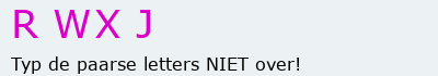 Bevestigingscode