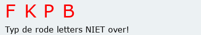 Bevestigingscode