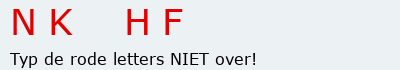 Bevestigingscode