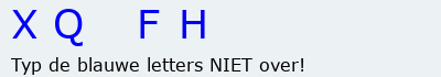 Bevestigingscode