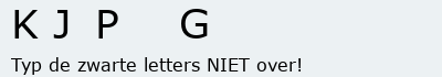 Bevestigingscode