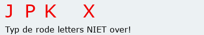 Bevestigingscode