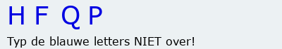 Bevestigingscode