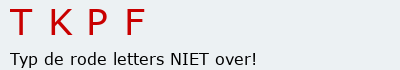 Bevestigingscode