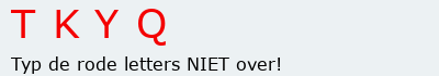 Bevestigingscode