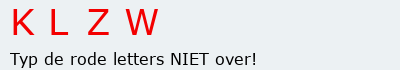 Bevestigingscode