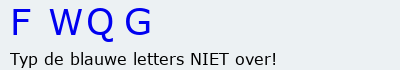 Bevestigingscode
