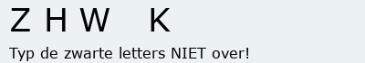 Bevestigingscode