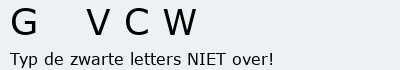 Bevestigingscode