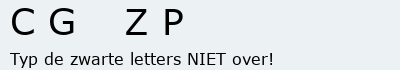 Bevestigingscode