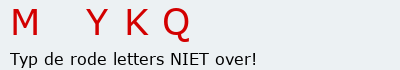 Bevestigingscode