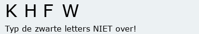 Bevestigingscode